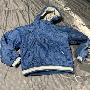 Starter classic team collection Half Zip Navy Cowboys kids Youth Size large